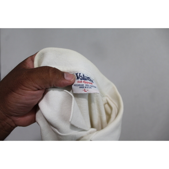Volunteer Knit Apparel White Men Polo Tennesse 1998 National Champs Size Large - Picture 2 of 12